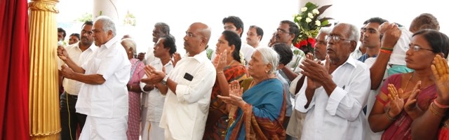 PVTS statue opening ceremony